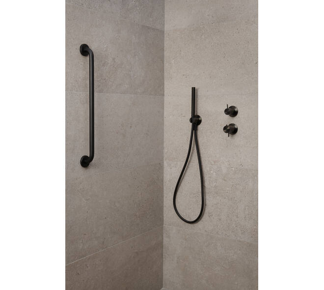 SecuCare Wandbeugel 60cm RVS Ø25 Zwart