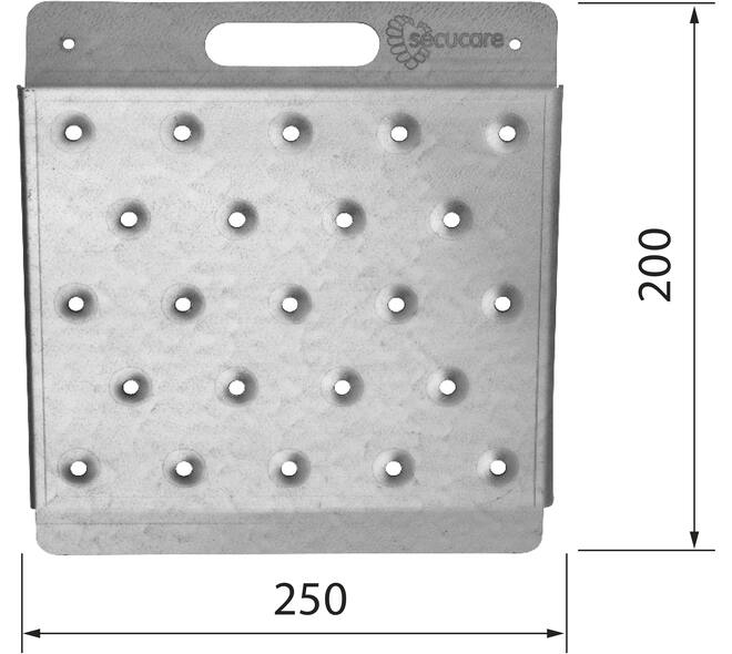 SecuCare Drempelhulp Plus Mini 1 B 25 H 3-7 cm