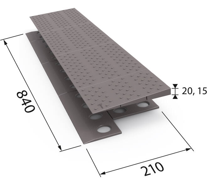 SecuCare Drempelhulp set 1, 84x2x21cm