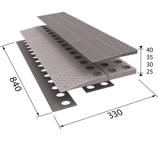 SecuCare Drempelhulp set 2, 84x4x33cm