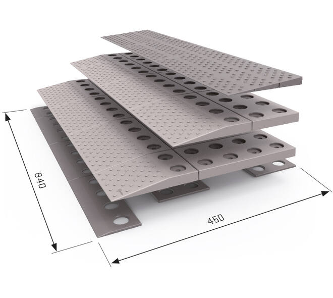 SecuCare Drempelhulp set 3, 84x6x45cm