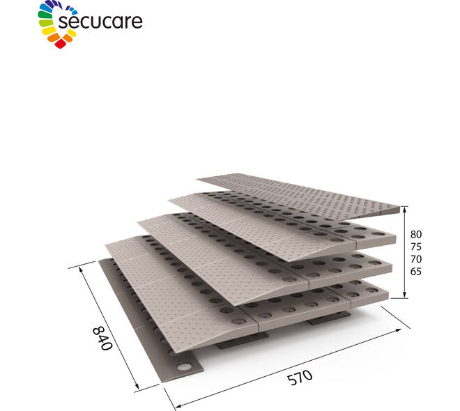 SecuCare Drempelhulp set 4, 84x8x57cm
