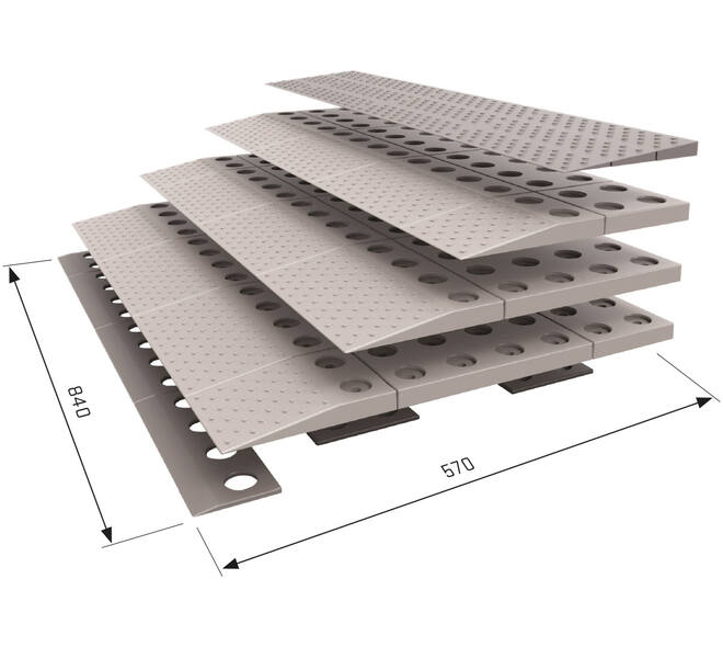 SecuCare Drempelhulp set 4, 84x8x57cm