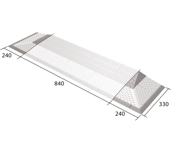 SecuCare Drempelhulp 2 laags uitbreiding +1zij links/rechts