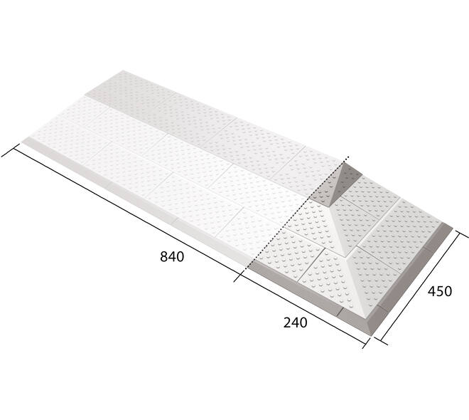 SecuCare Drempelhulp 3 laags uitbreiding +1zij links/rechts