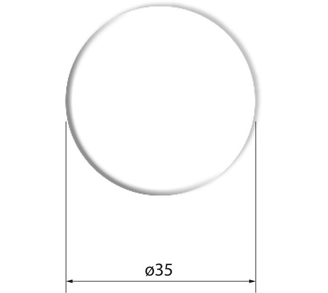 SecuCare Anti slip sticker rond 35mm, transparant (32)