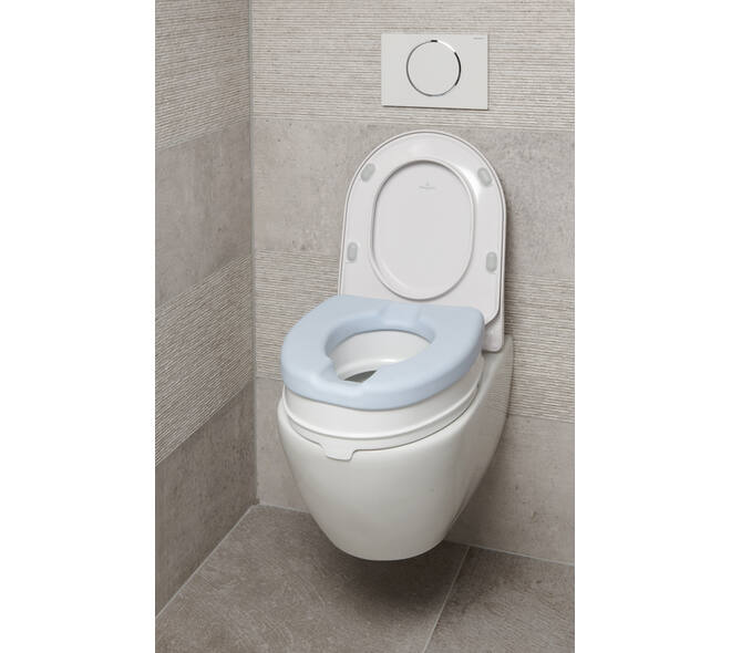 SecuCare Toiletverhoger comfort kussen, blauw