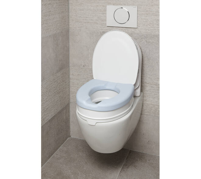 SecuCare Toiletverhoger comfort kussen, blauw