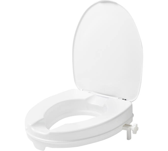 SecuCare Toiletverhoger met klep, 6cm hoog