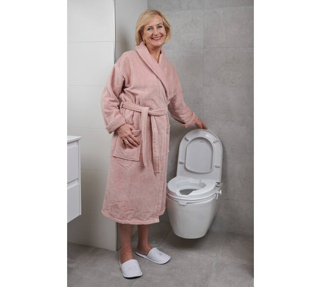 SecuCare Toiletverhoger met klep, 6cm hoog