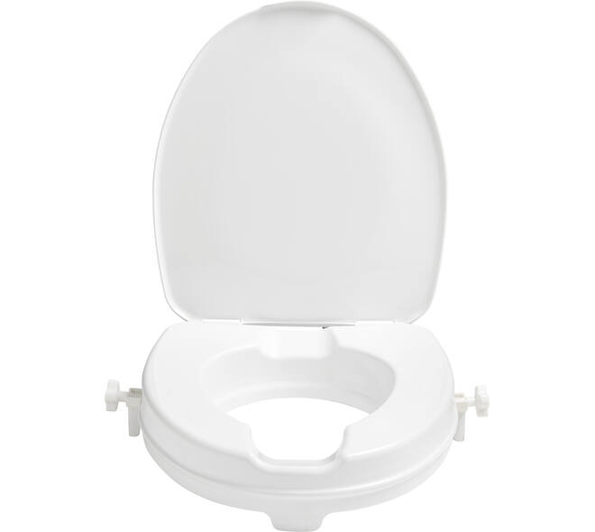 SecuCare Toiletverhoger met klep, 6cm hoog