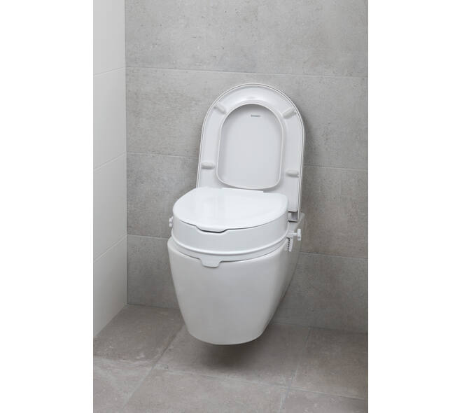 SecuCare Toiletverhoger met klep, 10cm hoog