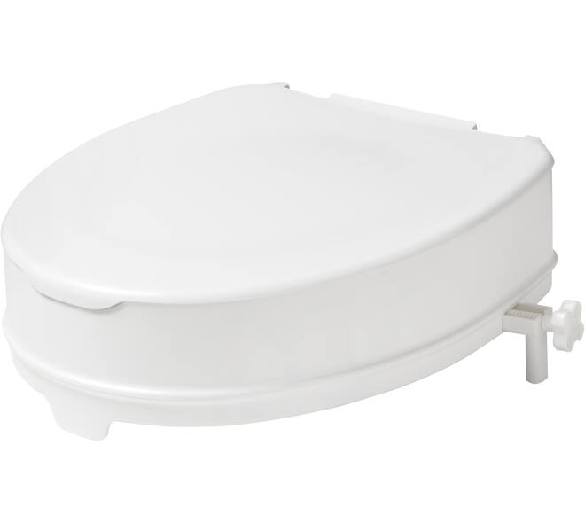 SecuCare Toiletverhoger met klep, 10cm hoog