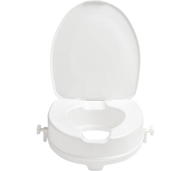 SecuCare Toiletverhoger met klep, 10cm hoog
