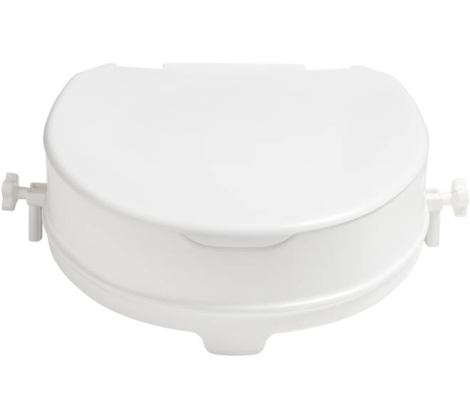 SecuCare Toiletverhoger met klep, 10cm hoog