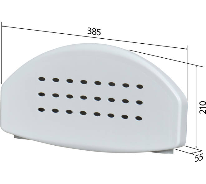 SecuCare Rugleuning tbv douche stoel & zitje