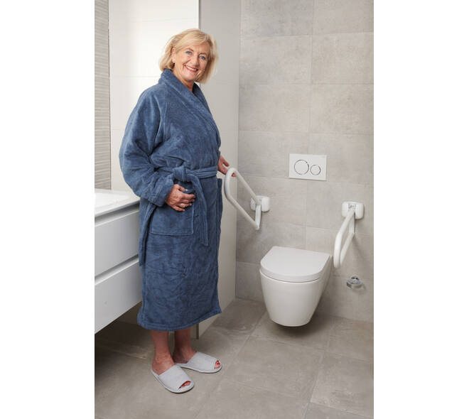 SecuCare Toiletbeugel opklapbaar Premium Wit, 70cm