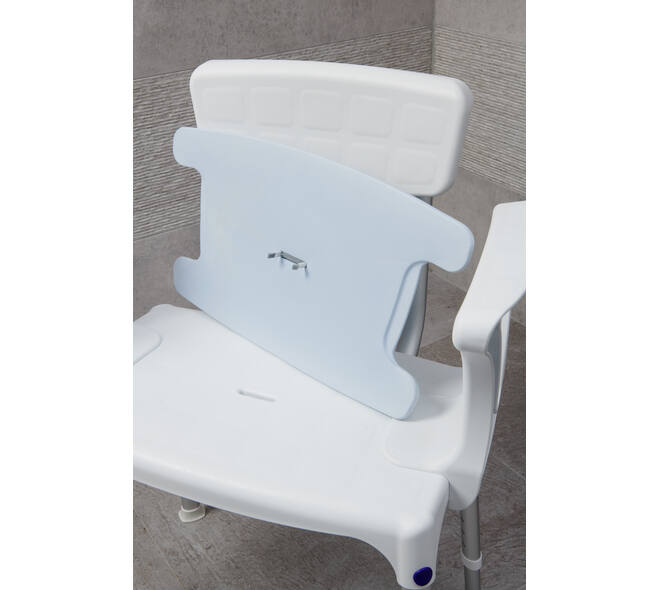SecuCare Douchestoel Quattro comfort kussen blauw