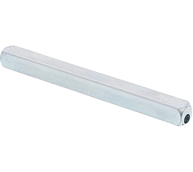 P+E krukstift gegalvaniseerd lengte is 160mm voor 2 gatdeel deurkrukken 8mm te koppelen. Deze stift is geschikt voor deur- en beslagdikte van minimaal 90mm tot maximaal 130mm.