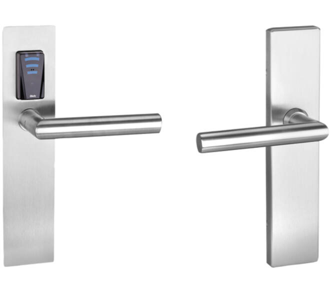 eAccess Staal vlak 3mm  Blind met deurkruk 9mm U-model (8635)