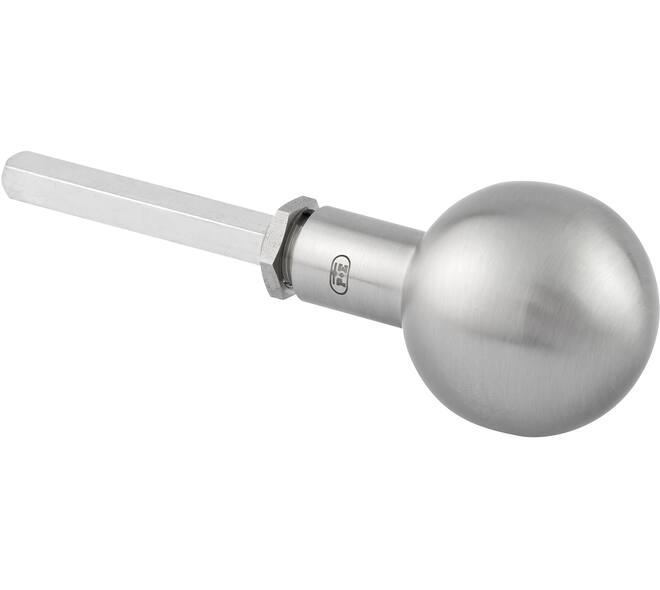 Kogel-knop Ø 60mm inclusief 8mm wisselstift