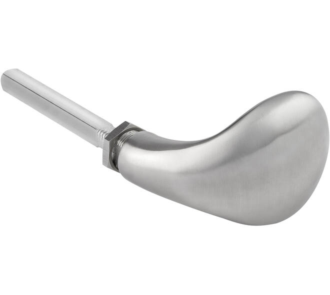 Knop Smaragd voor vaste montage in Q-gat met moer en zonder wisselstift