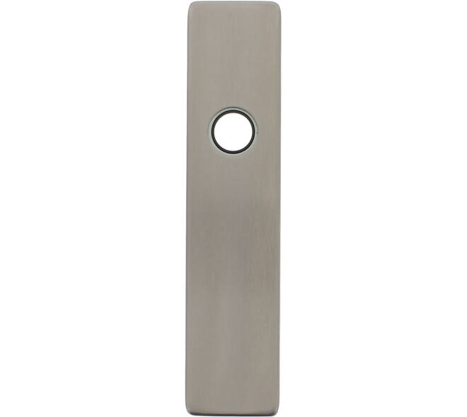 RVS rechthoekig klikschild 177x40x8mm BL met stalen basisschild nokdeel M4 easyfix