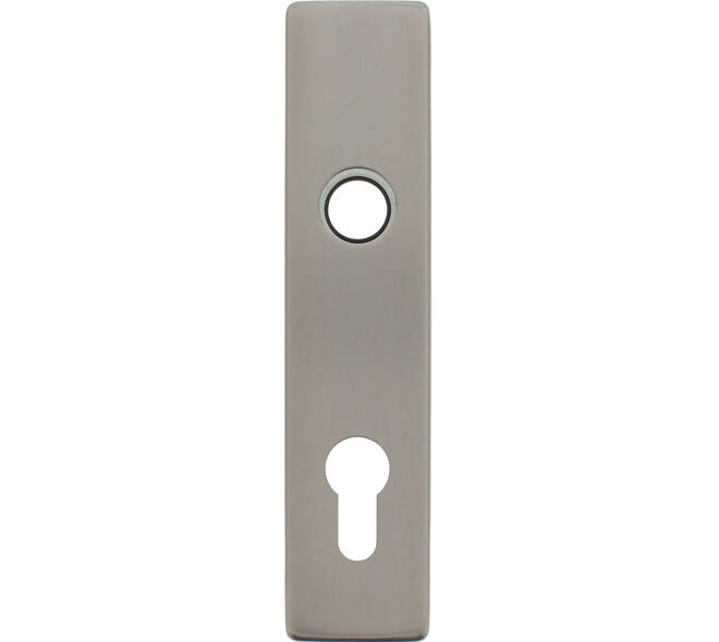 RVS rechthoekig klikschild 177x40x8mm PC72 met stalen basisschild nokdeel M4 easyfix