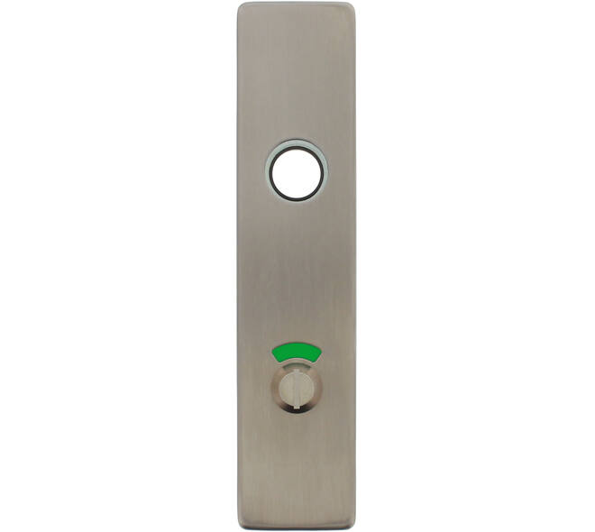 RVS rechthoekig klikschild 177x40x8mm RW63/8 met stalen basisschild nokdeel M4 easyfix