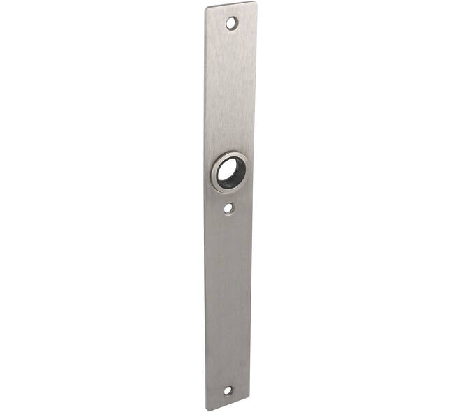 RVS flush rechthoek smalschild BL met 3 bevestigingsgaten 4mm easyfix 240x30x2mm