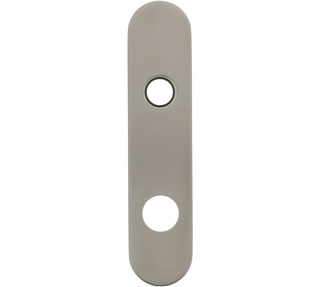 RVS afgerond klikschild 177x40x8mm RC78 met stalen basisschild gatdeel 4mm easyfix