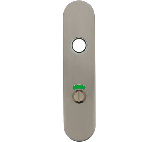 RVS afgerond klikschild 177x40x8mm RW72/8 met stalen basisschild nokdeel M4 easyfix