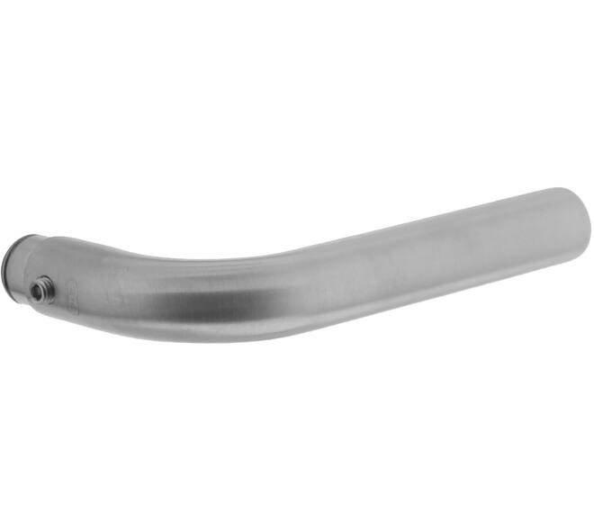 Deurkruk L-model RVS 120x57mm ø18mm gatdeel voor 8mm krukstift