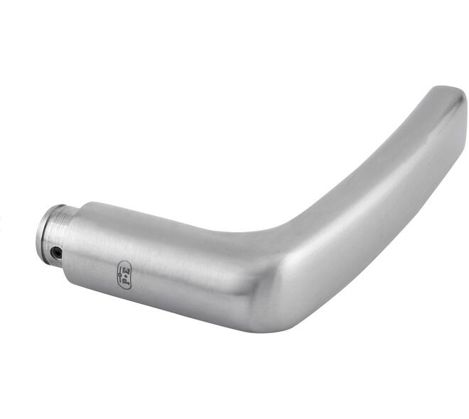 Deurkruk blokmodel RVS 122x63mm gatdeel voor 9mm krukstift