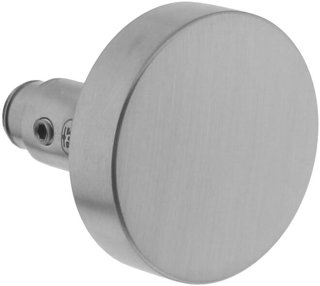 Knopkruk excentrisch RVS ø60mm gatdeel voor 8mm krukstift