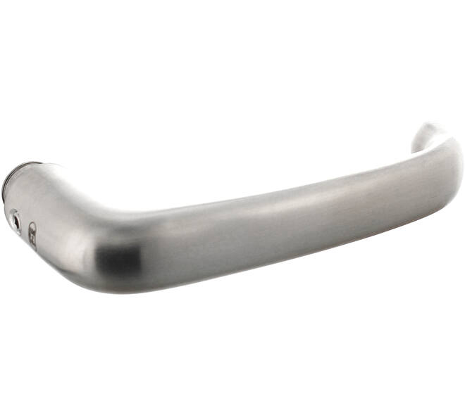 Deurkruk gatdeel 8mm afm: 126x49mm, Ø 22 mm.