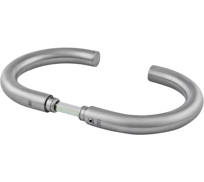 Deurkrukken halve cirkel 144x93mm 20mm