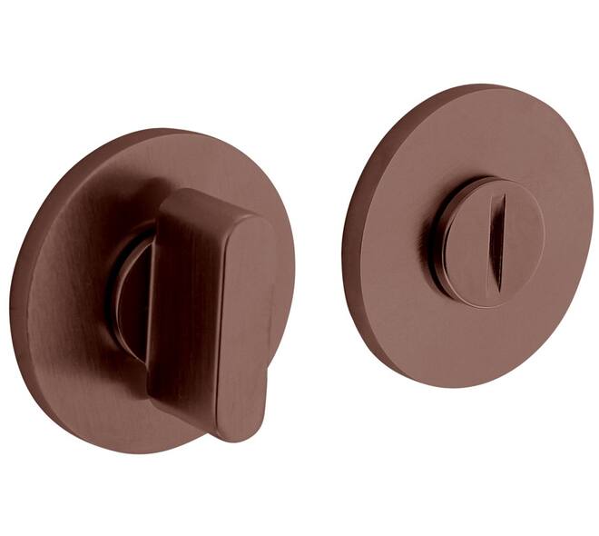 Olivari wc-sluiting Link 6mm stift, rond 51x5mm Brons mat titaan PVD