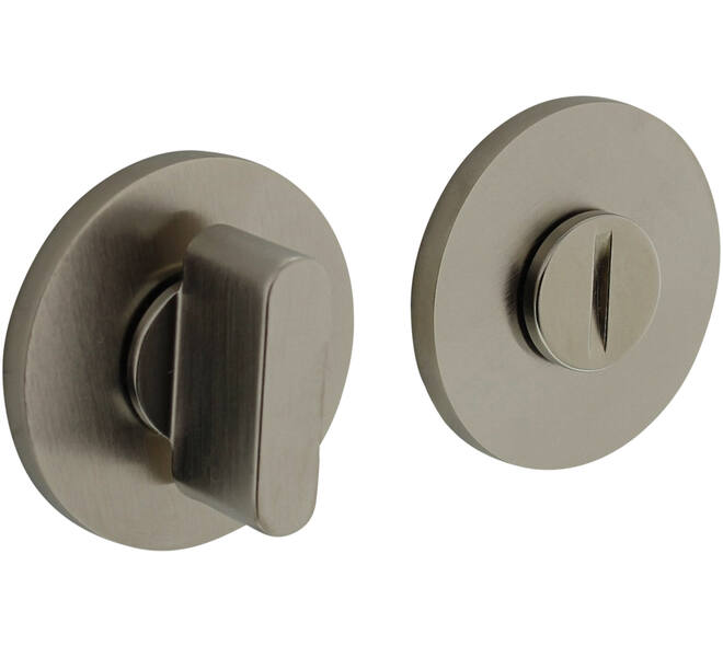 Olivari wc-sluiting Link 6mm stift, rond 51x5mm Nikkel mat titaan PVD
