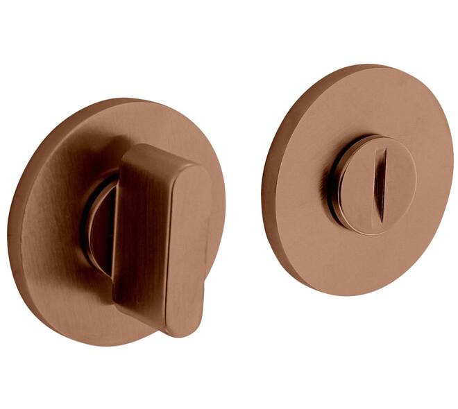 Olivari wc-sluiting Link 6mm stift, rond 51x5mm Koper mat titaan PVD