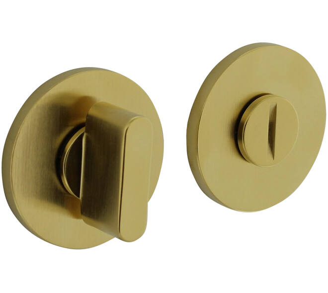 Olivari wc-sluiting Link 6mm stift, rond 51x5mm Messing mat titaan PVD