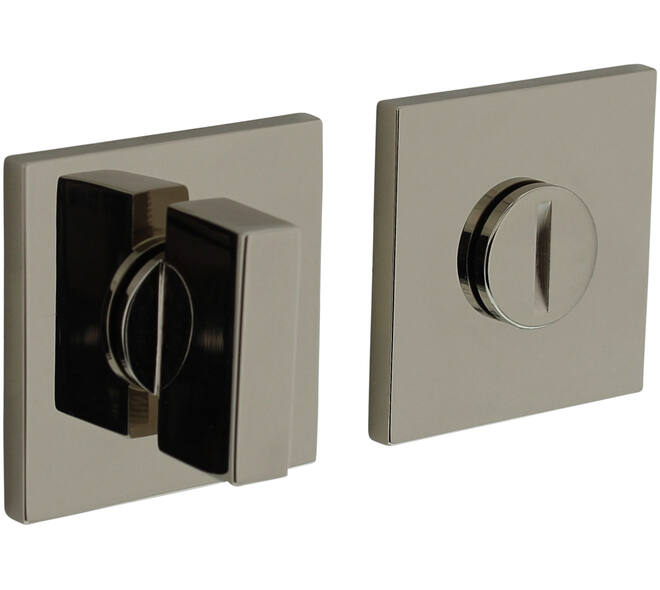 Olivari wc-sluiting Space Q 6mm stift, vierkant 51x5mm Nikkel titaan PVD