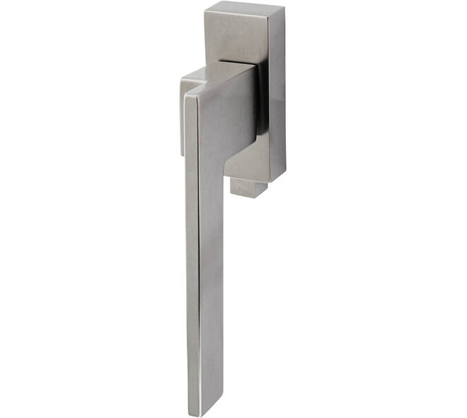 Olivari raamkruk afsluitbaar Living + rechthoekig rozet 86x32x18mm, stift 7x42mm RVS mat titaan PVD