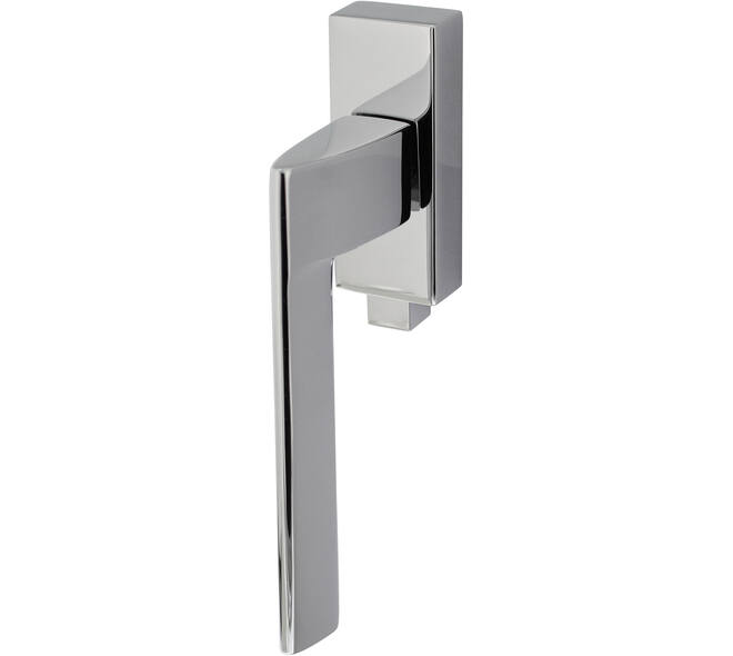 Olivari raamkruk afsluitbaar Trend + rechthoekig rozet 86x32x18mm, stift 7x42mm Chroom