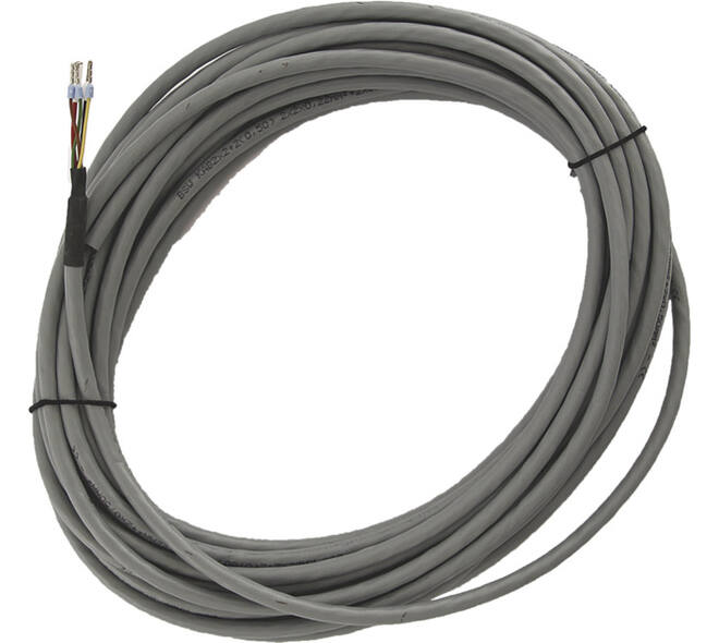 Aansluitkabel 10mtr. 6polig vertind 6,5mm 2x2x0,22mm+2x0,5mm voor freewayslot drive/access