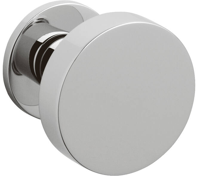 Olivari deurknop vast Link + rond rozet 51x5mm Chroom