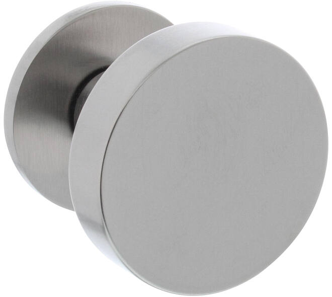 Olivari deurknop vast Link + rond rozet 51x5mm RVS mat titaan PVD