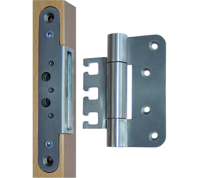 Twinl.projectscharnier 3D nastel/hout SX pocket 100mm, 40mm bled, 20mm_