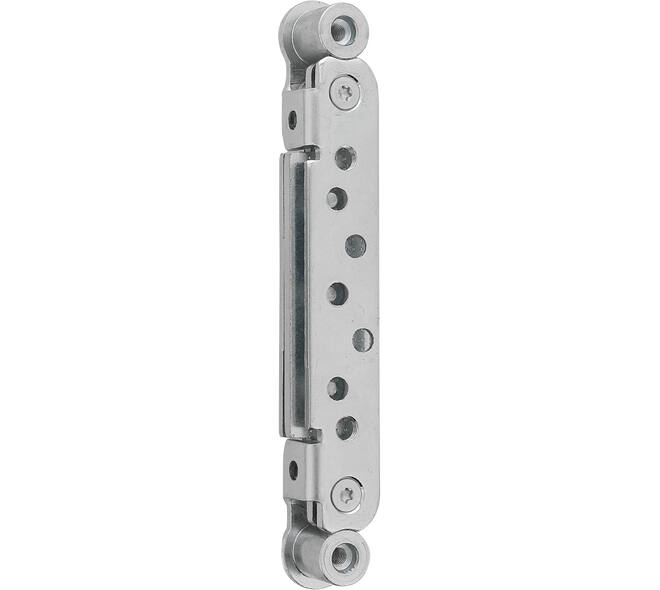Twinline projectscharnier RVS 3D hout/ SX-pocket hoogte 160mm, dikte 3,0mm 20mmØ, 3d- nastelbaar  ls/rs bruikbaar  gewicht bij 2 scharnieren 120 kg EN1634-1
