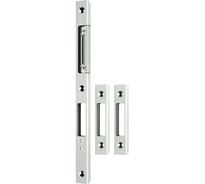 Sluitplaat rechthoek staal U-prof RVS tbv 4-pnts basis Freewaylock z/ lip rs